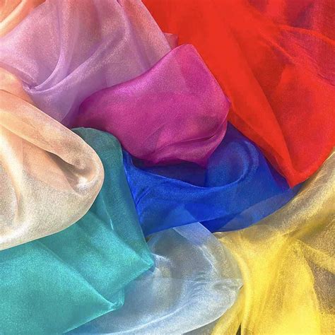 types of organza fabric